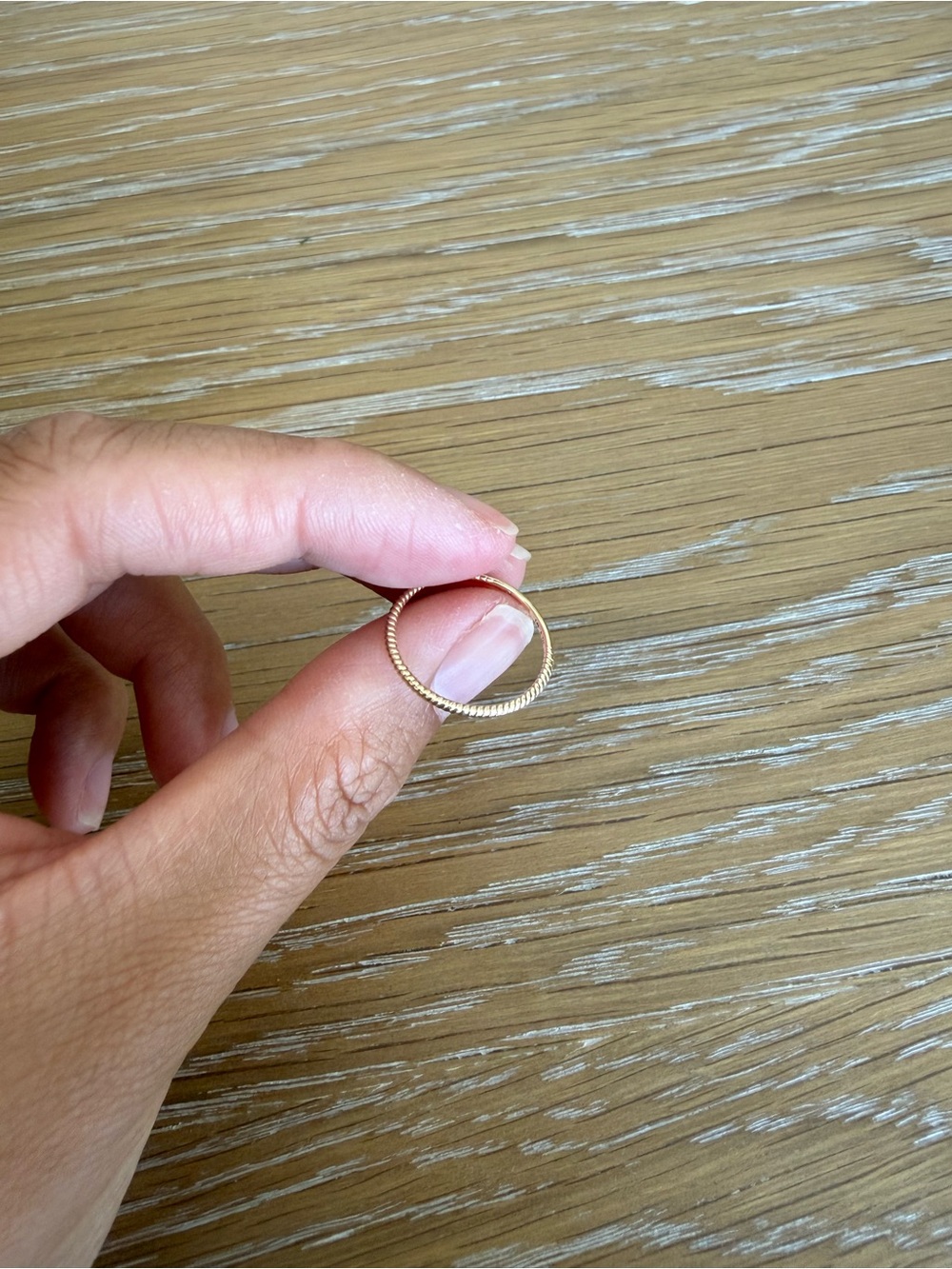 Mejuri 14K Gold Twist Ring - Picture 7 of 8